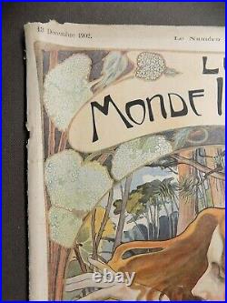 Le Monde Illustre Noel 1902 N°2385 Art Nouveau C. Ruckert