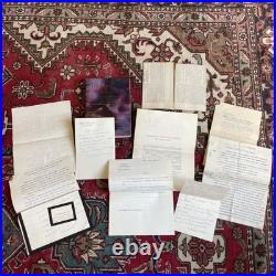 Le RELIQUAIRE DE LAMARTINE Léon Cerf 1925 + Courrier signé et documents RARE