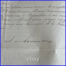 Le RELIQUAIRE DE LAMARTINE Léon Cerf 1925 + Courrier signé et documents RARE