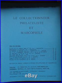 Le collectionneur philatéliste et marcophile, lot de 150 revues, bulletins