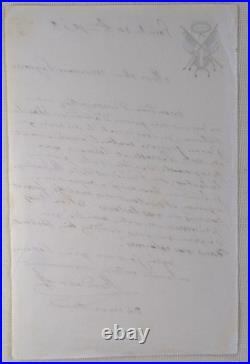 Léon-Frédéric RONDEAU (1793-1857), député du Loiret, Lettre élections 1848