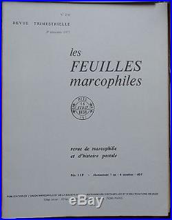 Les feuilles marcophiles, lot de 158 revues, assez bien suivi de 1973 à 2013
