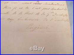 Letter Empress Eugenie To the Duchess of Alba Madrid, January 20, 1860 annotated