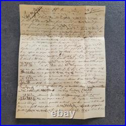 Lettre 14 Janvier 1849 Taxe 2 Décimes Transition Postale pénurie Cérès N°3