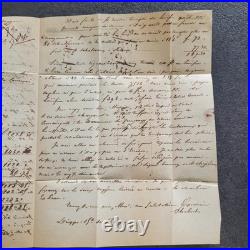 Lettre 14 Janvier 1849 Taxe 2 Décimes Transition Postale pénurie Cérès N°3
