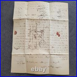 Lettre 14 Janvier 1849 Taxe 2 Décimes Transition Postale pénurie Cérès N°3