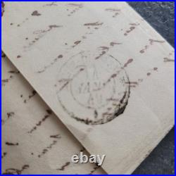 Lettre 14 Janvier 1849 Taxe 2 Décimes Transition Postale pénurie Cérès N°3