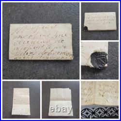 Lettre 1699 autographe Baron De La Refeuille en Franchise chez De Brémare