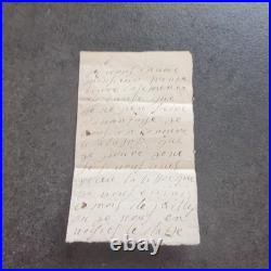 Lettre 1699 autographe Baron De La Refeuille en Franchise chez De Brémare