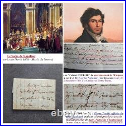 Lettre 1804 au Colonel TEULLIE ami et cousin proche de Jean-François CHAMPOLLION