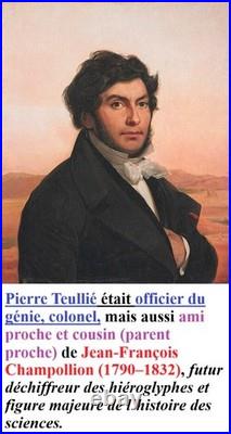 Lettre 1804 au Colonel TEULLIE ami et cousin proche de Jean-François CHAMPOLLION