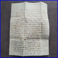 Lettre 1804 au Colonel TEULLIE ami et cousin proche de Jean-François CHAMPOLLION