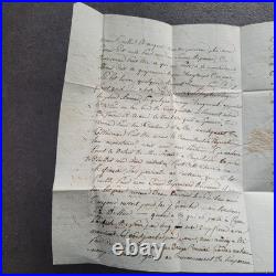 Lettre 1804 au Colonel TEULLIE ami et cousin proche de Jean-François CHAMPOLLION