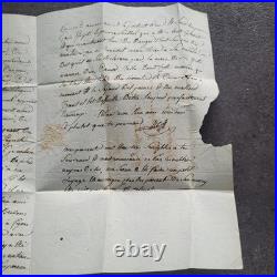 Lettre 1804 au Colonel TEULLIE ami et cousin proche de Jean-François CHAMPOLLION