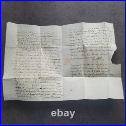 Lettre 1804 au Colonel TEULLIE ami et cousin proche de Jean-François CHAMPOLLION