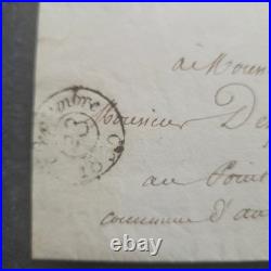 Lettre 1830 Ministre Marine Cachets Rares Paris / Placet au Roi Louis-Philippe