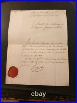 Lettre Autographe Signee Du Ministre De L'interieur Jules Pare 1794 Paris