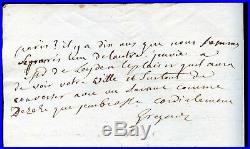 Lettre Autographe Signée de l'ABBE GREGOIRE 1802, Batavie, Desèze