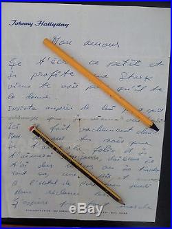 Lettre De Johnny Hallyday A Sylvie Vartan 1964 Lettre De Johnny Hallyday A Sylvie Vartan 1964
