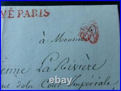 Lettre Paris a Limoges début 19ème. Rarissime