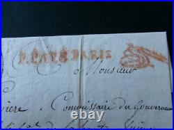 Lettre Paris a Limoges début 19ème. Rarissime