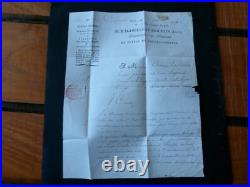 Lettre Paris a Limoges début 19ème. Rarissime