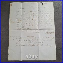 Lettre Premiers Jours 1849 6 Janvier de Paris, Cérès n°3 épuisé rare taxe 2