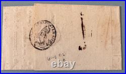 Lettre Préphilatélique An VII 86 MONS Département de Jemmapes Vignette Rép