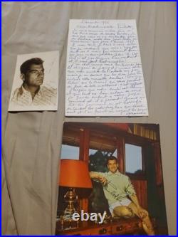 Lettre Signe et Autographe Jean Marais