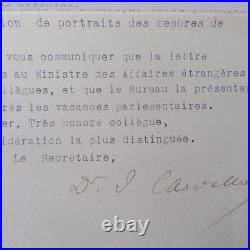 Lettre Tapuscrite Institut Marey Pre-cinema 1906