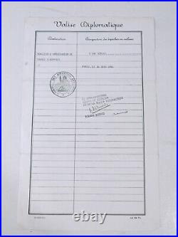 Lettre Valise Diplomatique République Française / 1981 France / Ouganda