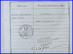 Lettre Valise Diplomatique République Française / 1981 France / Ouganda