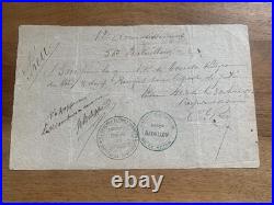 Lettre autographe commune de Paris 1871 communard Fenouillas dit Philippe