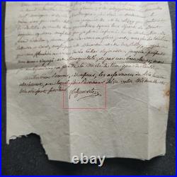 Lettre d'officier témoin Révolution Haïtienne 1791 revenant des Antilles