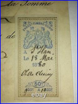 Lettre de Change, Billet à Ordre, Effet de Commerce en 1880