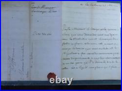 Lettre de l'Archeveque d'Aix Charles Gaspard Guillaume de Vintimille du luc 1721