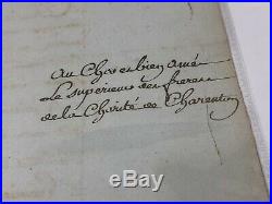 Lettre du Roi Louis XVI 1782 Souvenir Historique Blondel de Neron Correspondance