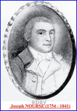 Lettre signée Joseph NOURSE (1754-1841) Ministre ayant travaillé avec WASHINGTON