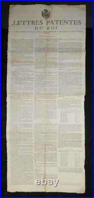 Lettres patentes du Roi Vente des Domaines nationaux 1790