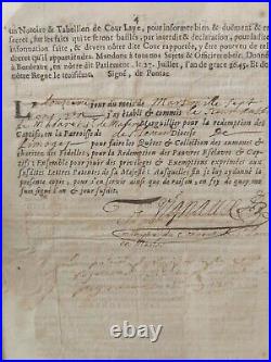 Lettres patentes du Roy en faveur de la rédemption des chrétiens esclaves XVIIIe