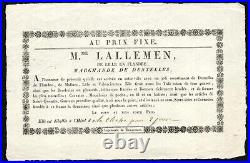 Lille. Madame Lallemen. Marchande de dentelles. Vers 1810. Mode