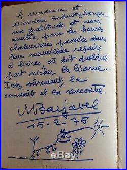 Livre D'or, Autographes Dédicaces Auteurs Des Années 1959 À 1987 Jean Marais