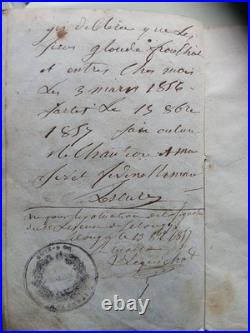 Livret d ouvrier 1855