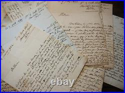 Londre Emigration correspondance de 15 lettres de la comtesse de Chataigneraie