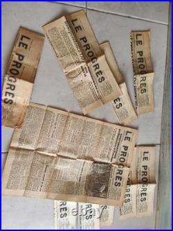 Lot 129 Journaux La Progrès Année 1945