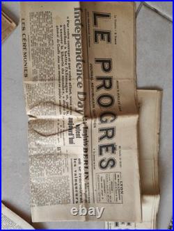 Lot 129 Journaux La Progrès Année 1945