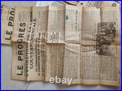 Lot 129 Journaux La Progrès Année 1945