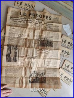 Lot 129 Journaux La Progrès Année 1945