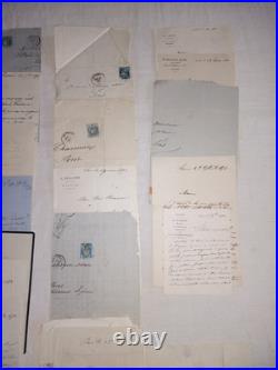 Lot 16 Archive Pons Notaire Napoleon III Empire Correspondance Charente-Maritime