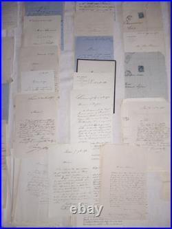 Lot 16 Archive Pons Notaire Napoleon III Empire Correspondance Charente-Maritime